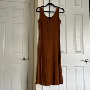 Banana Republic Factory Knit Rib Midi Dress